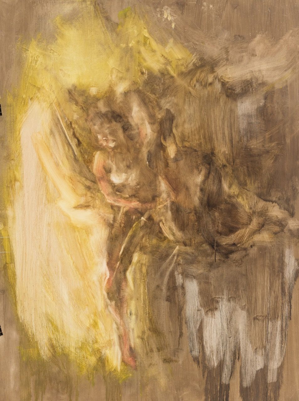 Bez názvu, 2016, 135×170 cm, olej na papíře