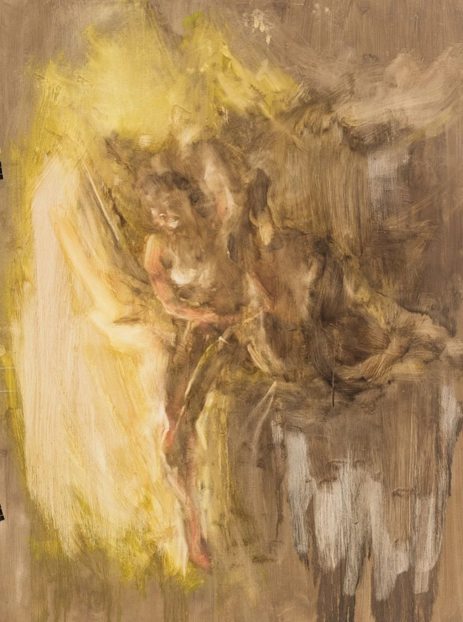 Bez názvu, 2016, 135×170 cm, olej na papíře