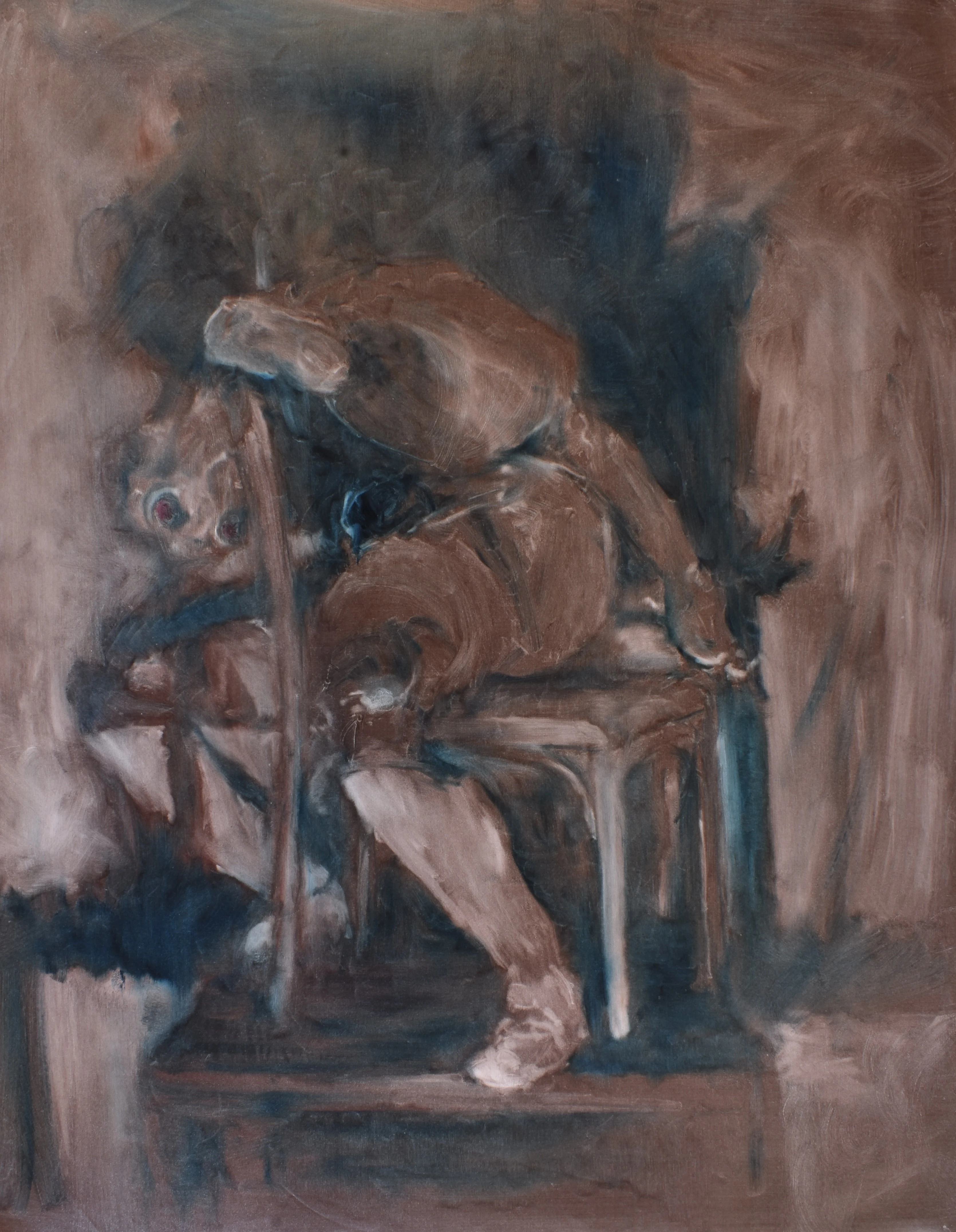 Bezruký II, 2022, 151×120 cm