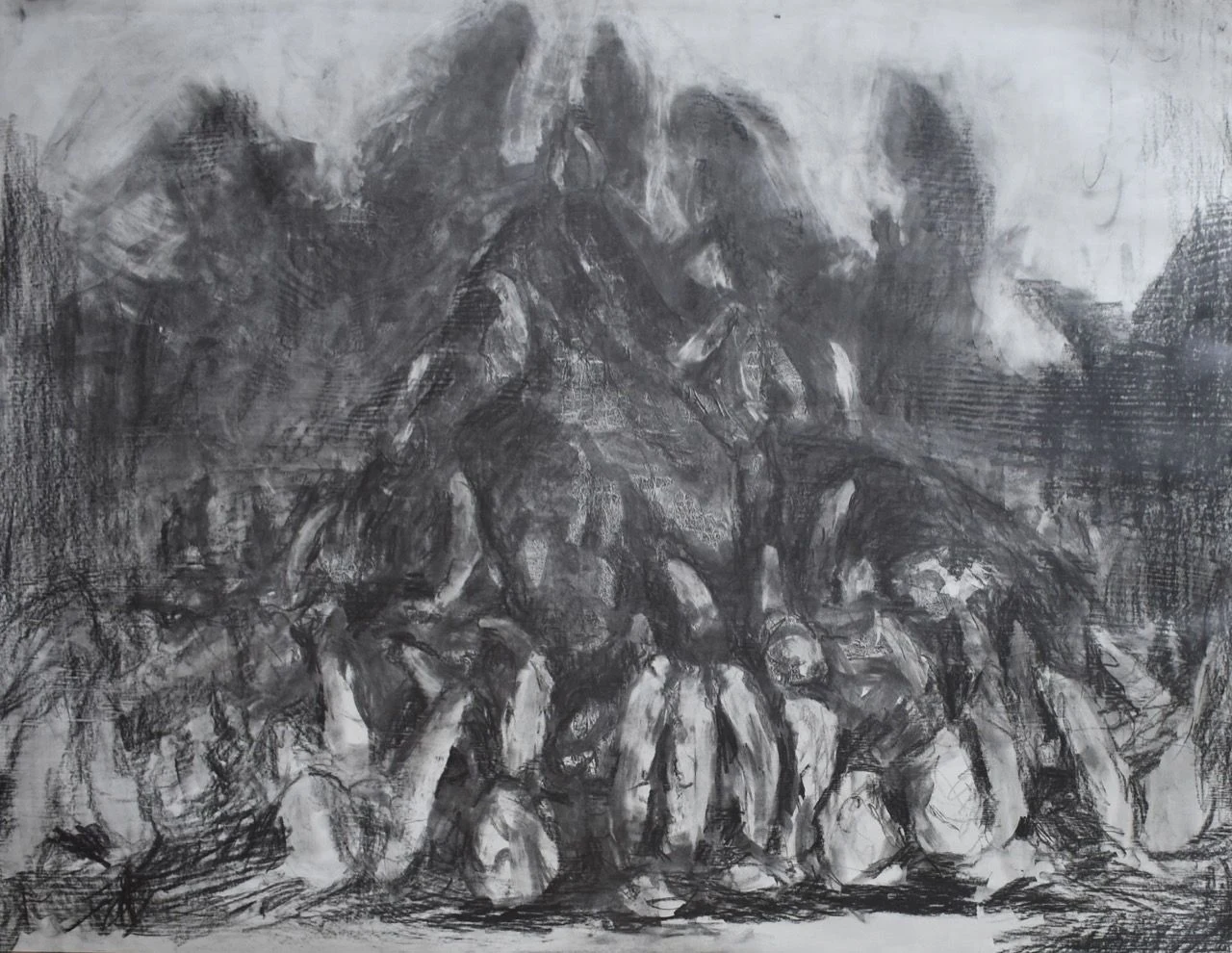 Desuper XXIII, 2019, 126×96 cm, grafit na papíře