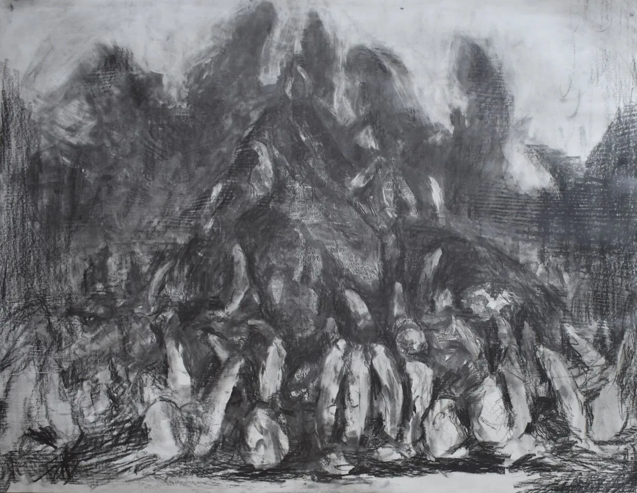 Desuper XXIII, 2019, 126×96 cm, grafit na papíře