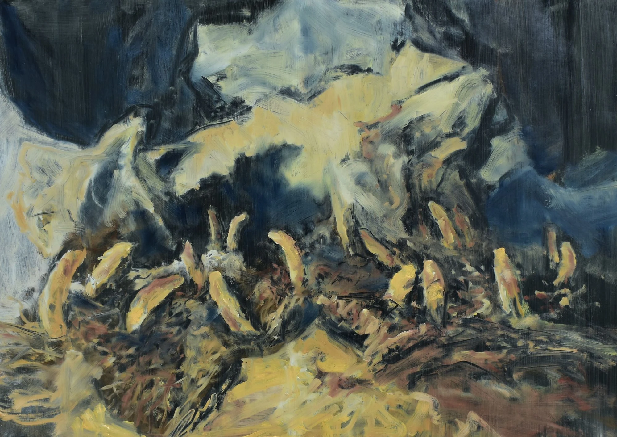 Ern mrak I, 2020, 90×126 cm