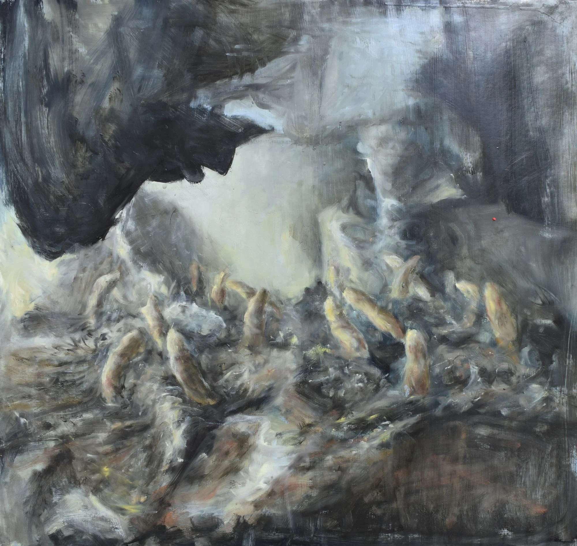 Ern mrak II, 2020, 105×100 cm