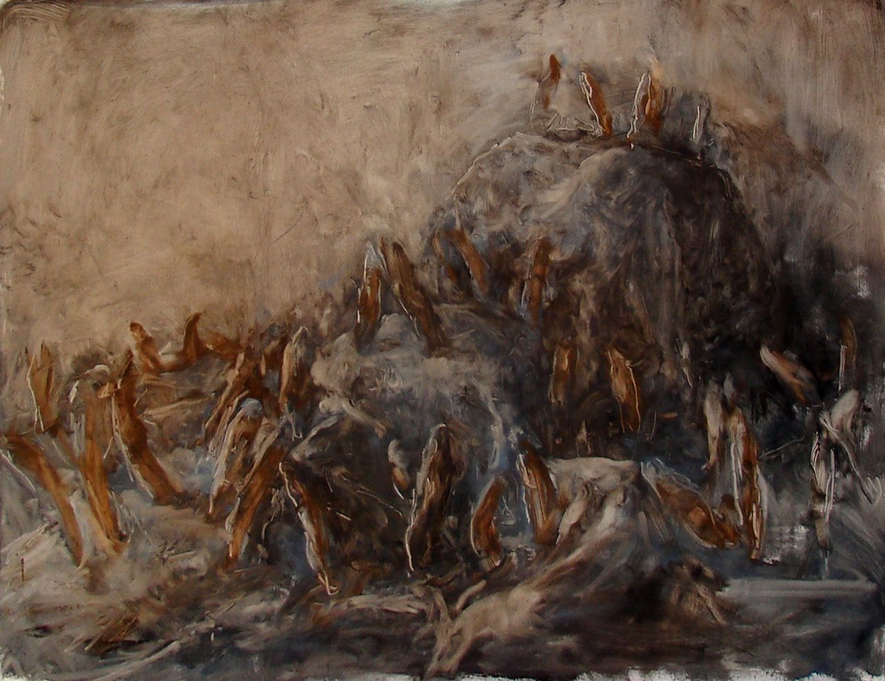 Exodus I, 2018, 120×90 cm