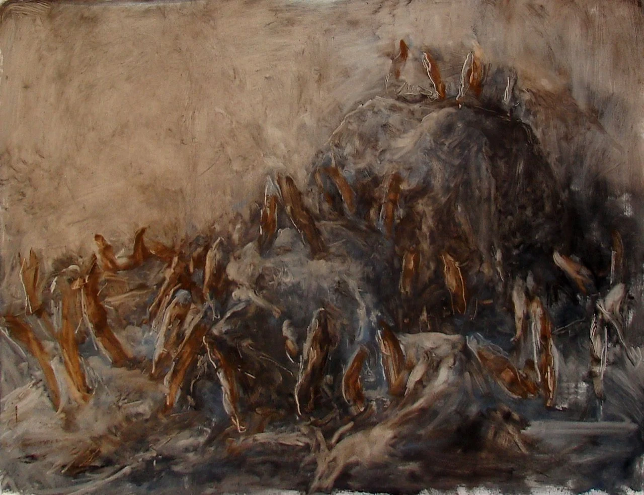 Exodus I, 2018, 120×90 cm