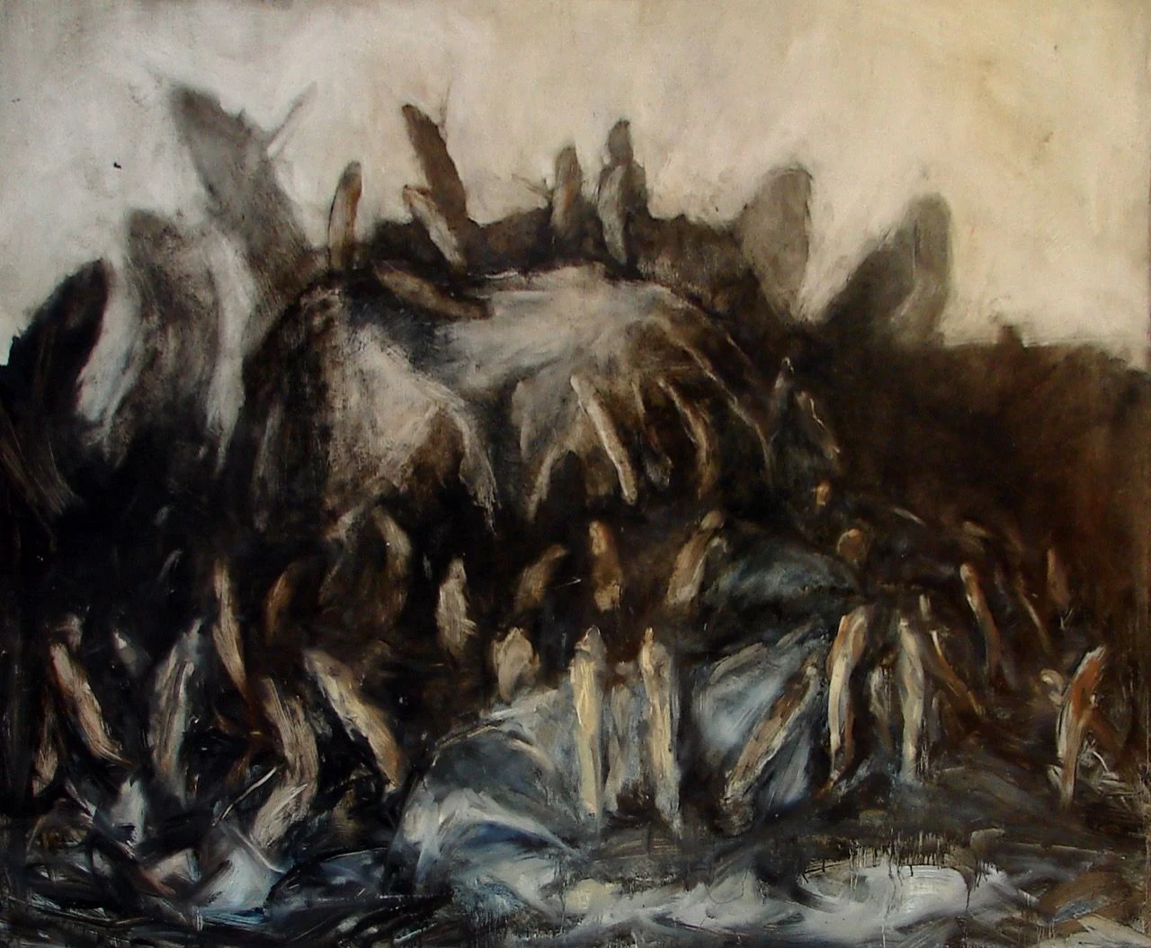 Exodus II, 2018, 120×90 cm