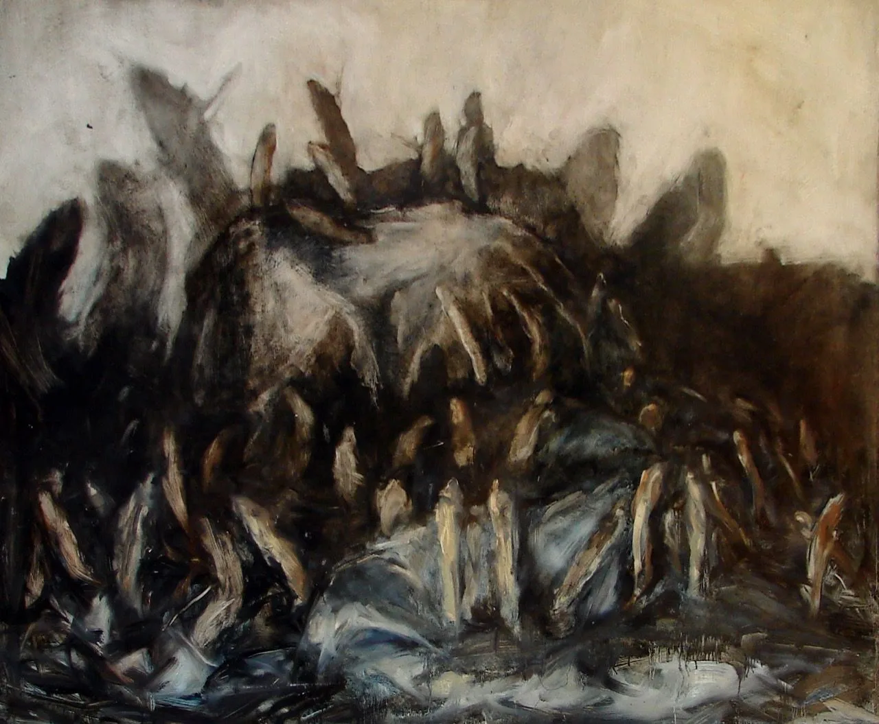 Exodus II, 2018, 120×90 cm