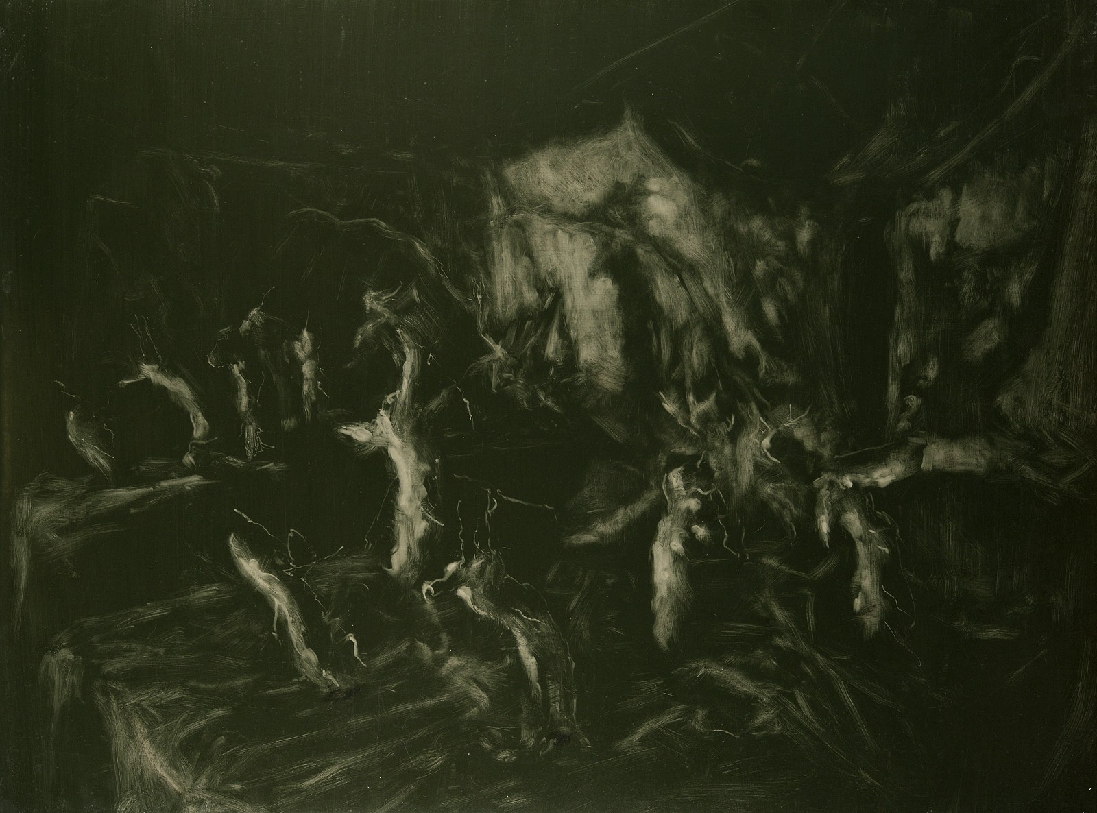 Jeskyně, 2024, 91×120 cm