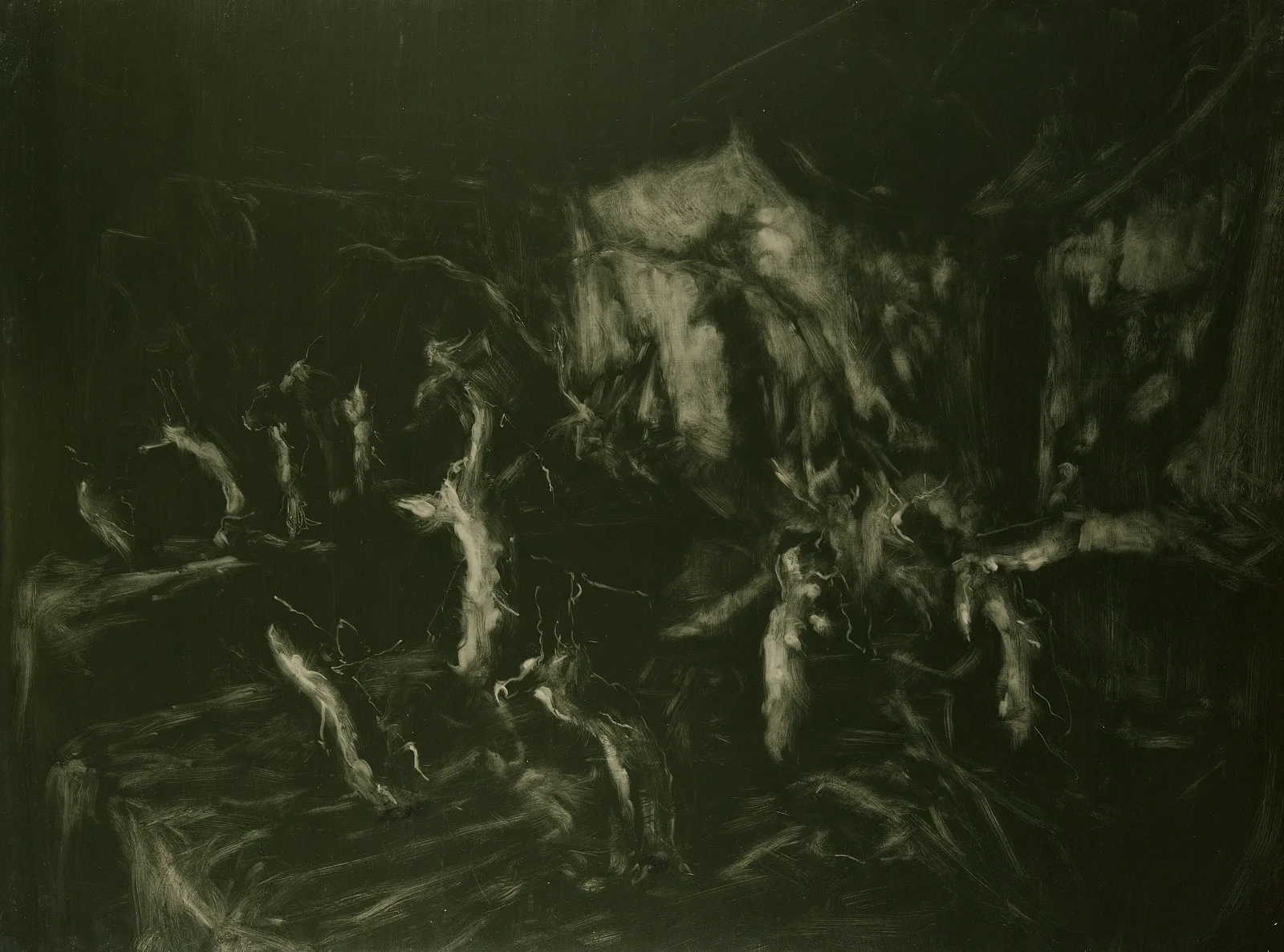 Jeskyně, 2024, 91×120 cm