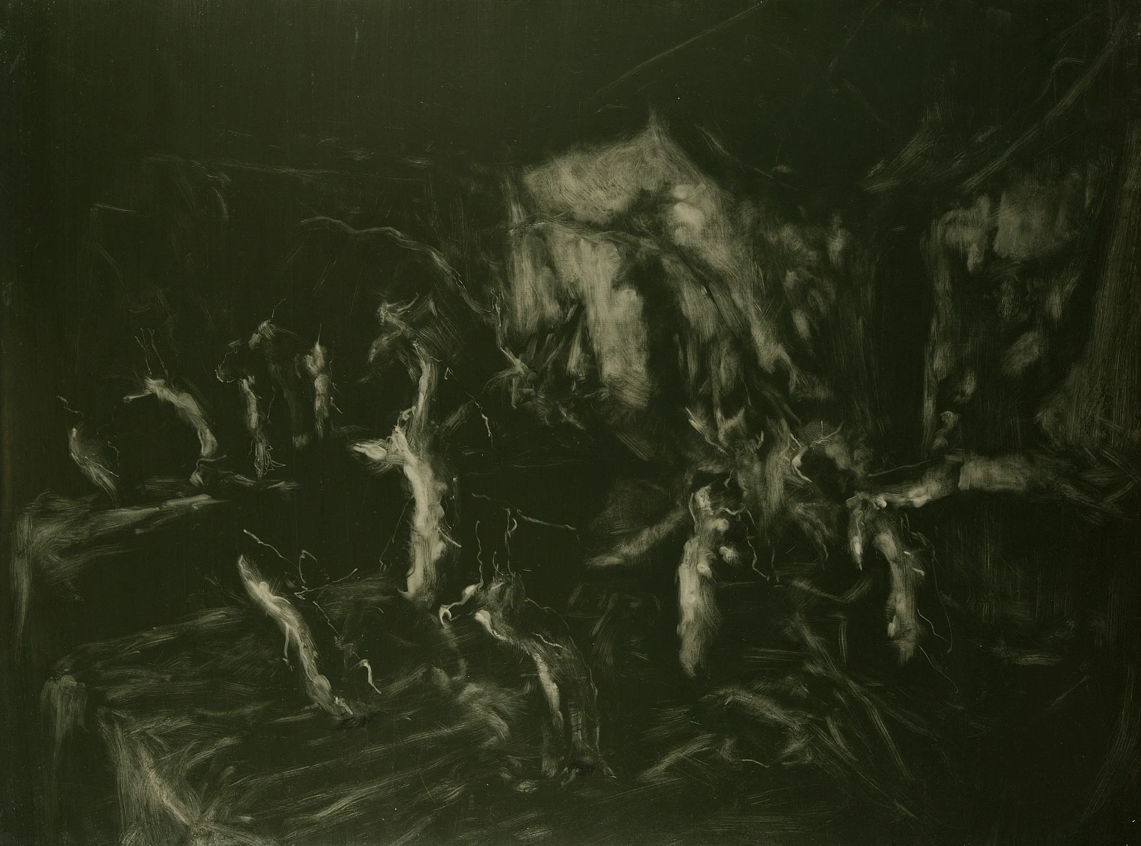 Jeskyně, 2024, 91×120 cm