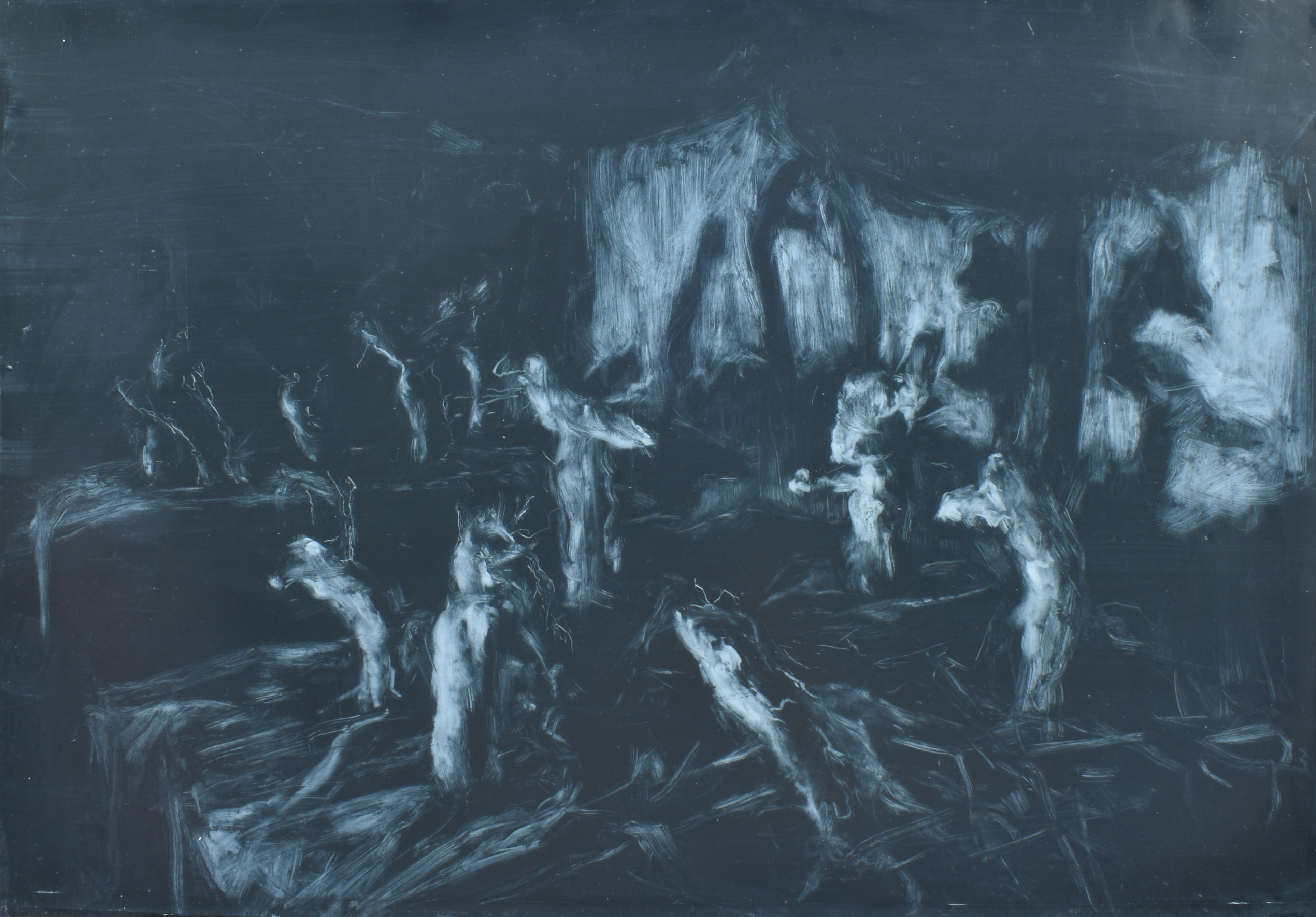 Jeskyně sv. Josefa III, 2024, 90×129 cm