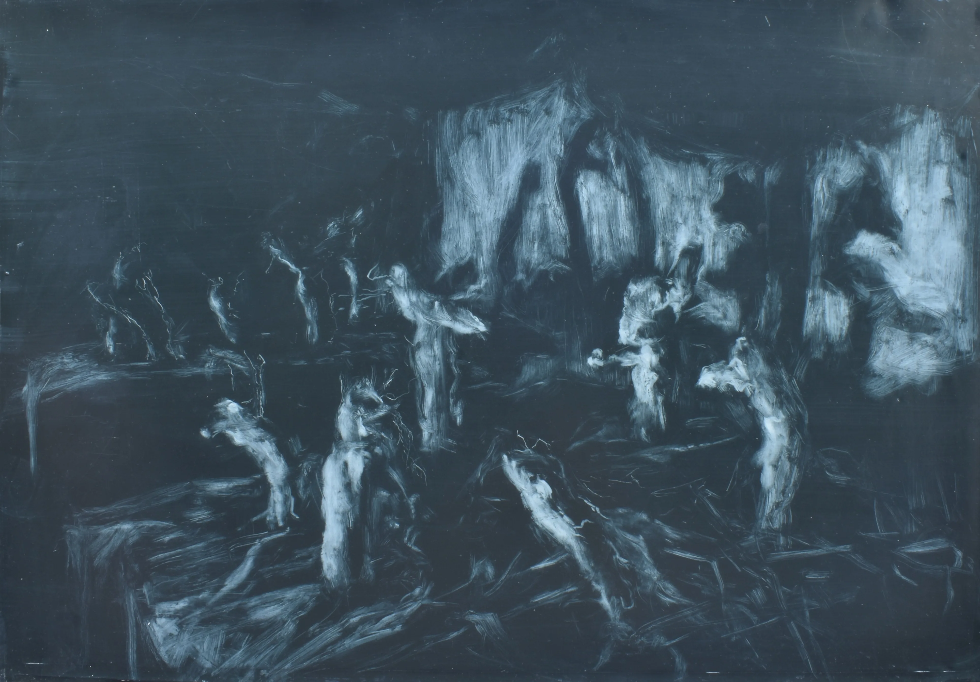 Jeskyně sv. Josefa III, 2024, 90×129 cm