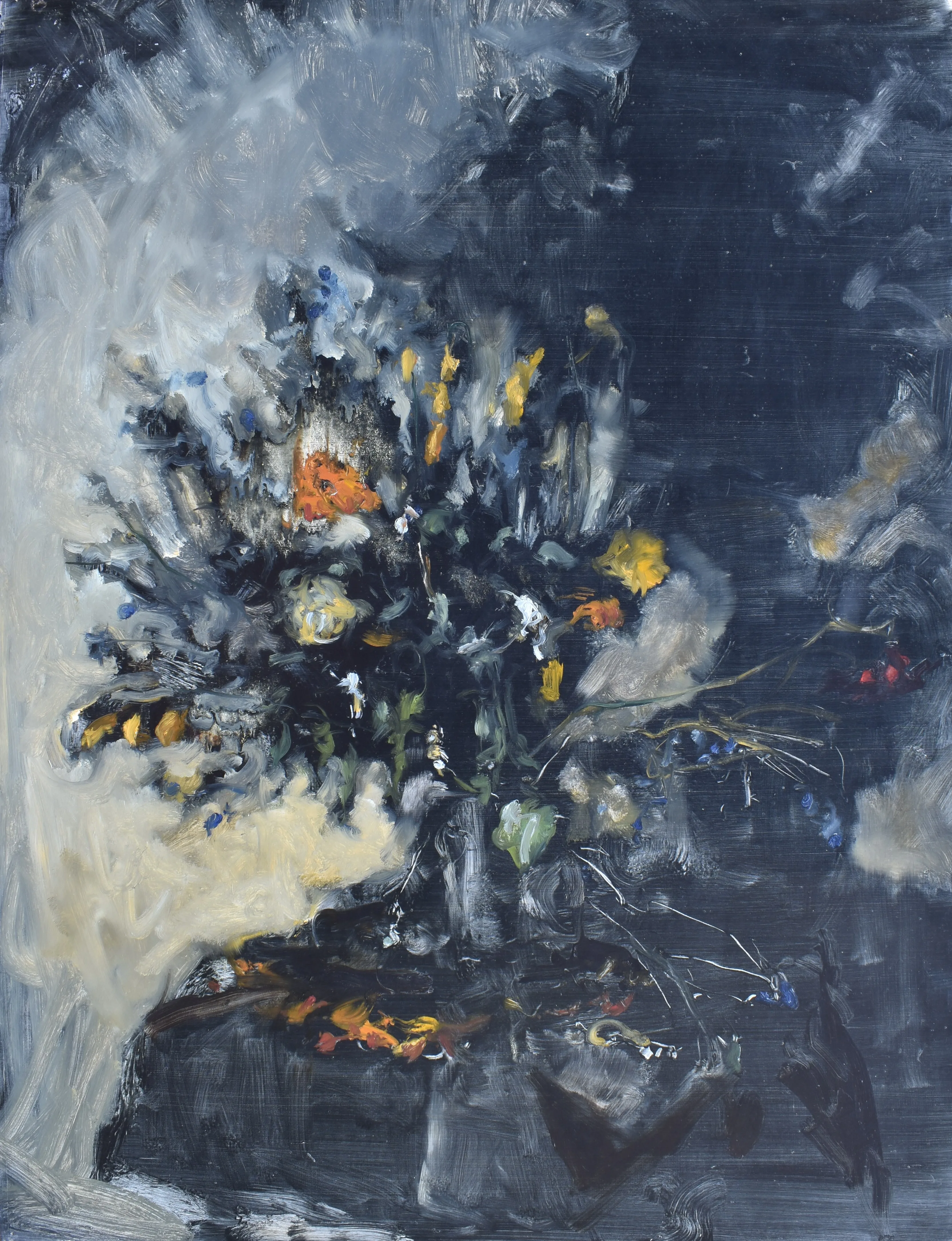 Odcházející, 2019, 96×125 cm