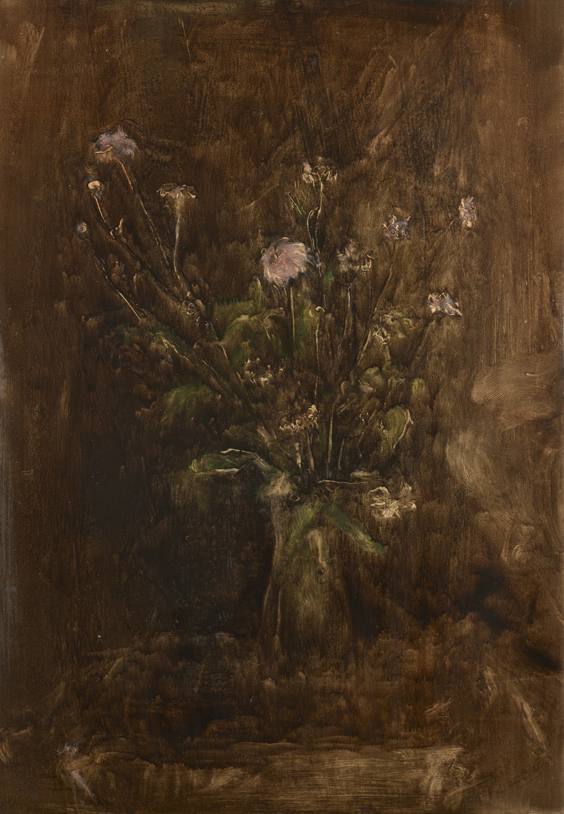 Odcházející, 2024, 97×68 cm