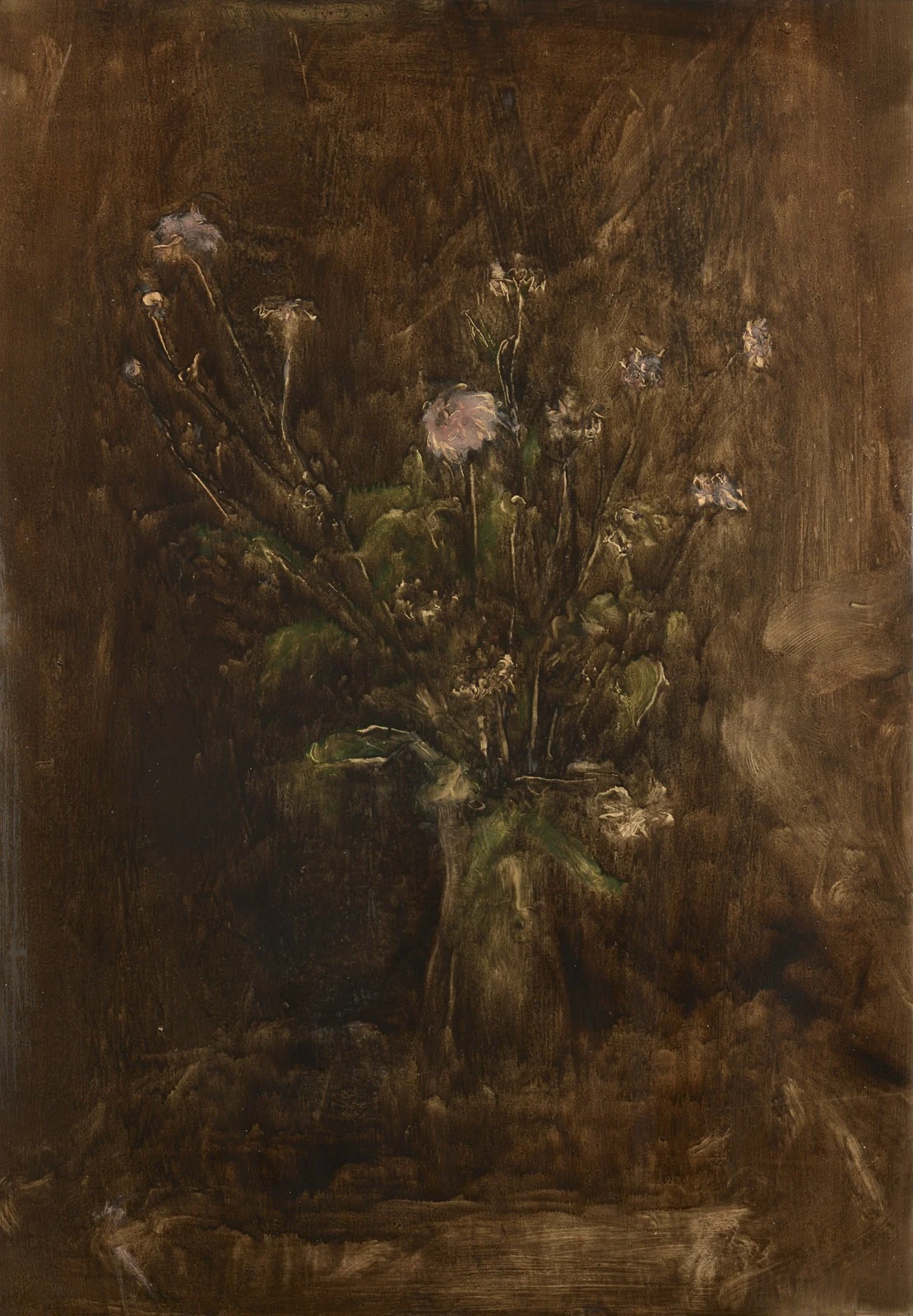 Odcházející, 2024, 97×68 cm