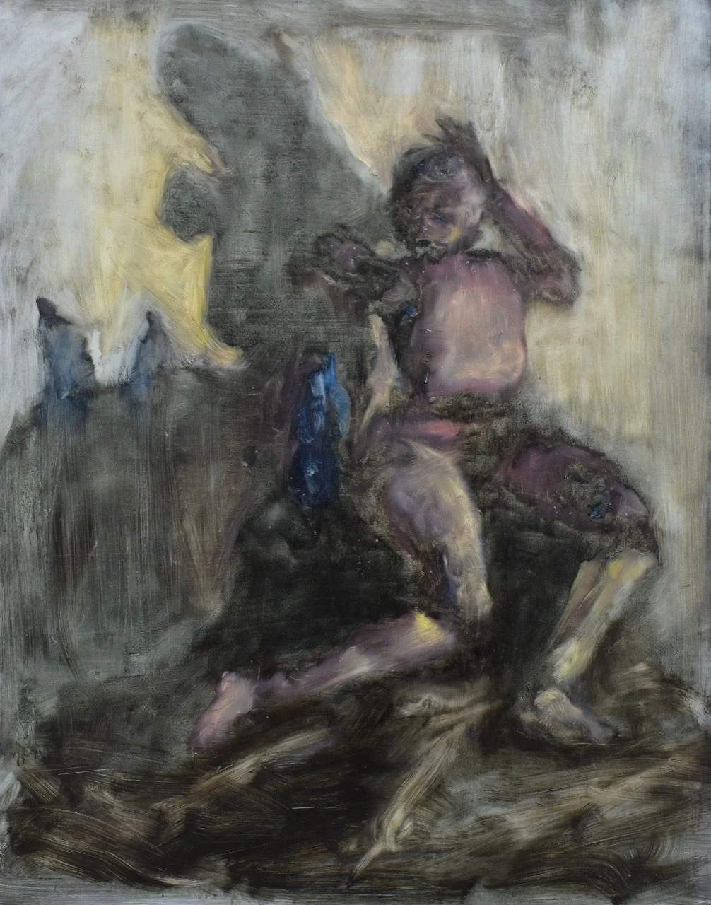 Petlahev, 2020, 120×150 cm, olej na papíře