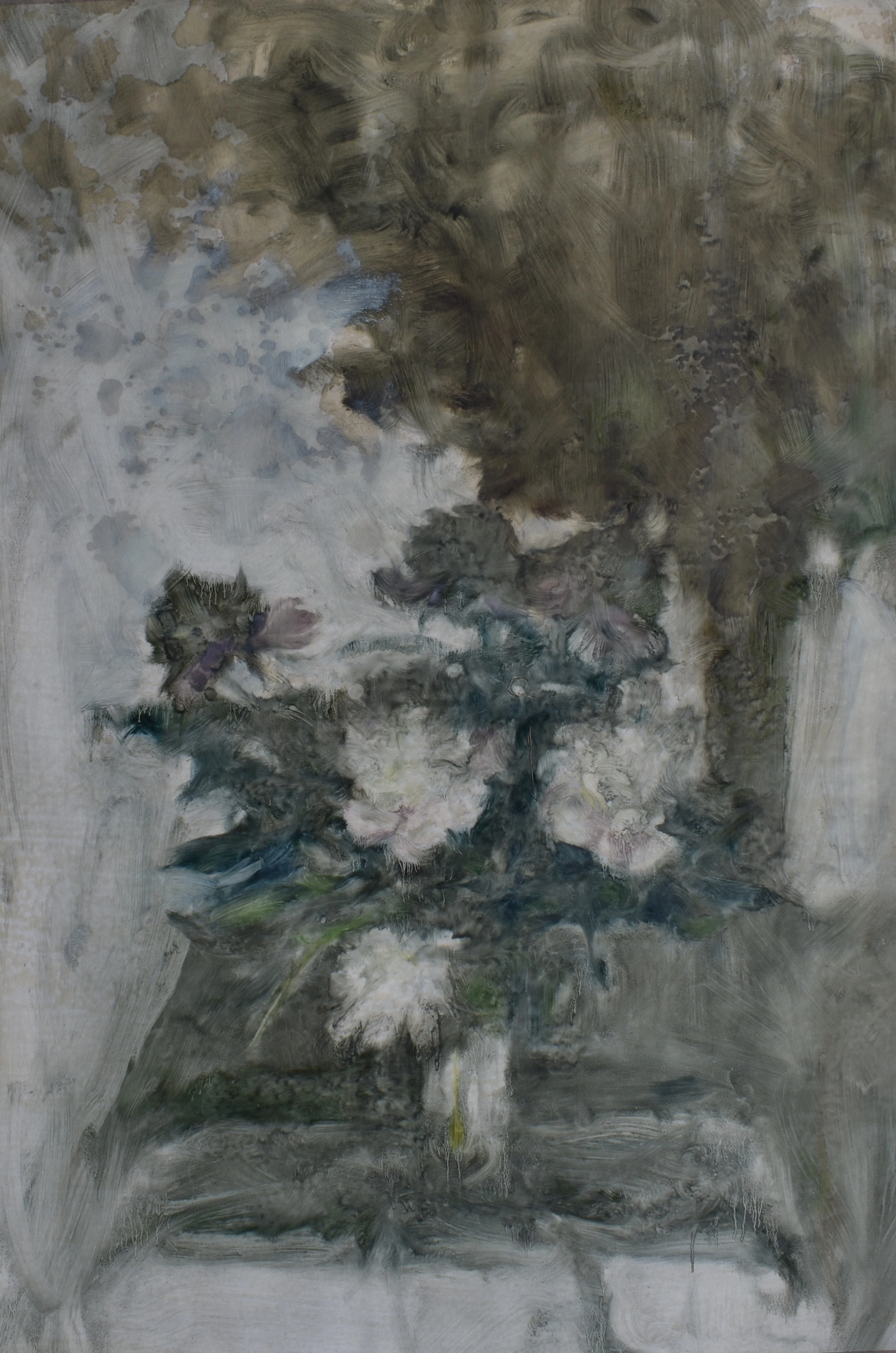 Pivoňky, 2024, 99×70 cm