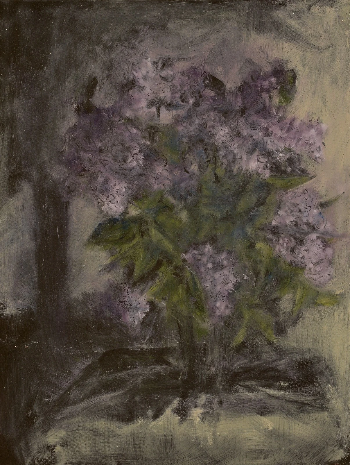 Šeřík, 2024, 65×50 cm