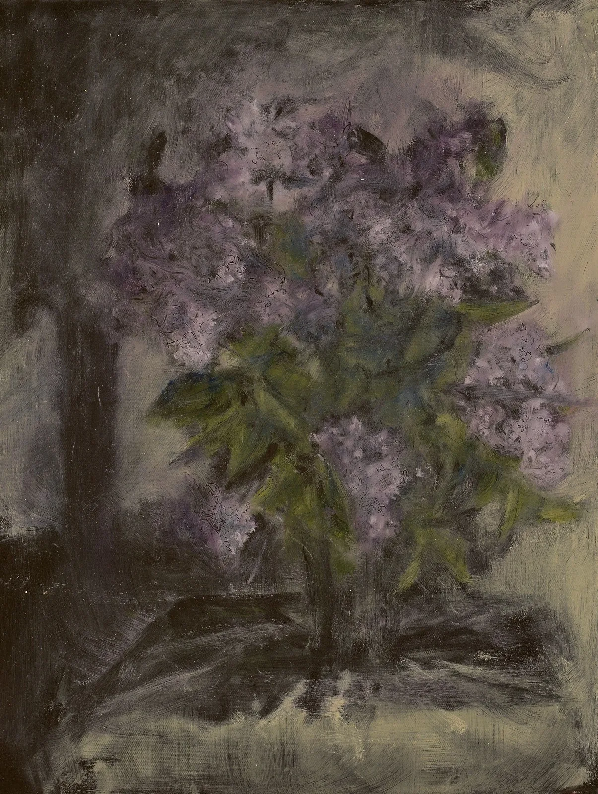 Šeřík, 2024, 65×50 cm