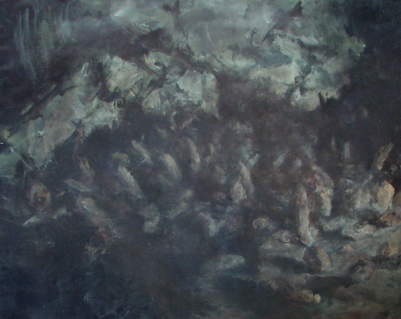 Sigillum quartus, 2017, 186×147 cm, olej na papíře