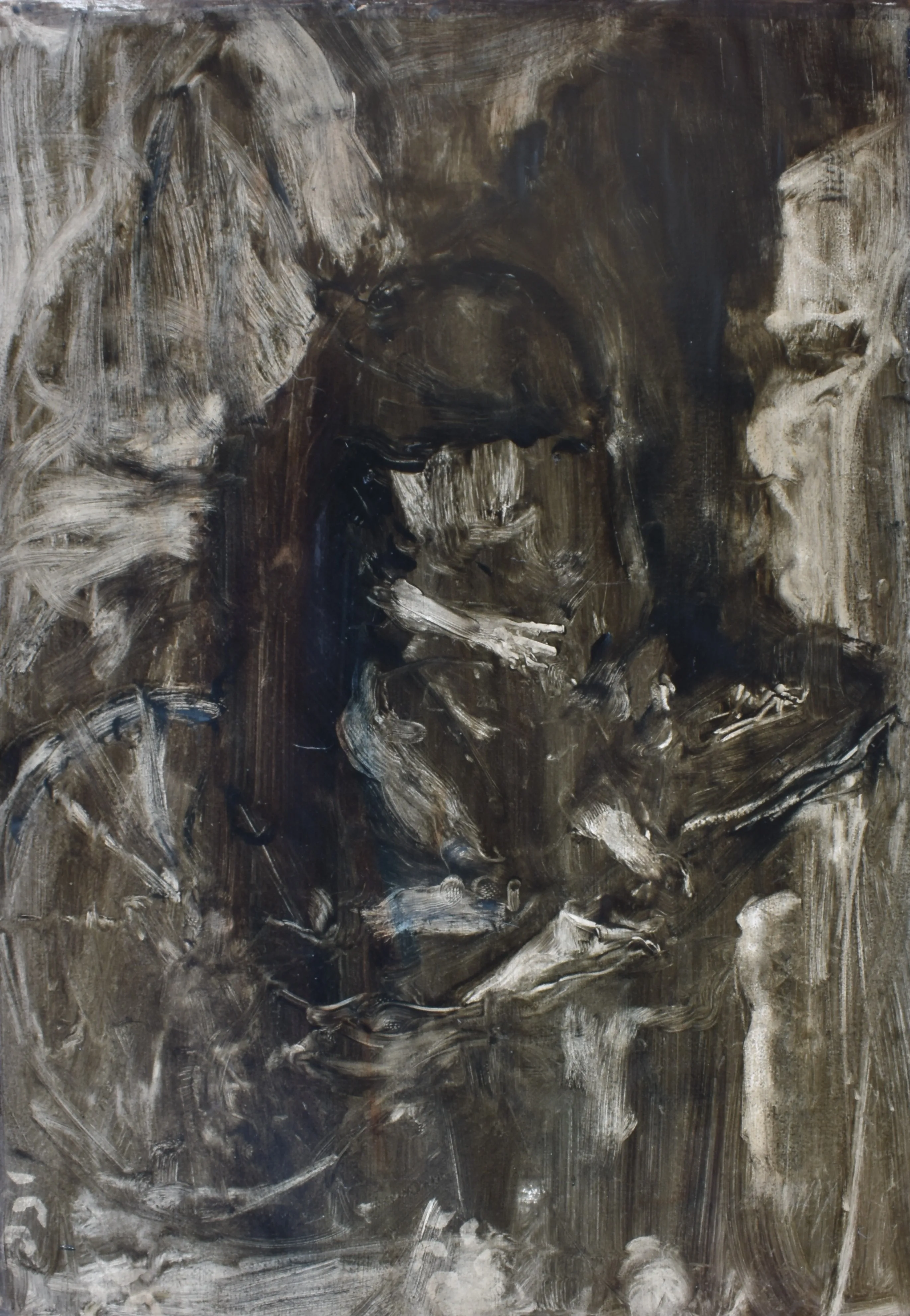 V jeptišce II, 2023, 99×68 cm