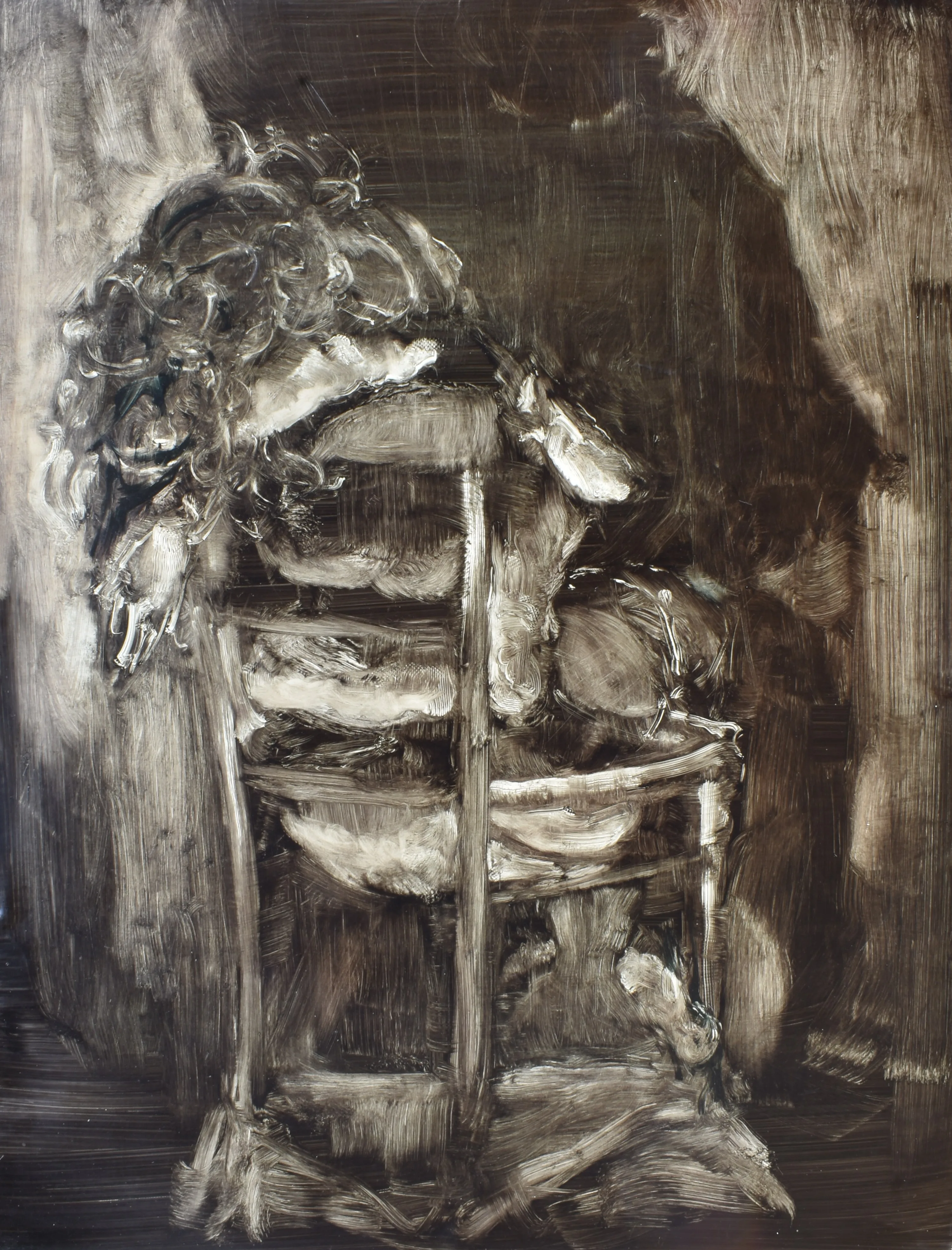 Židle, 2023, 85×120 cm